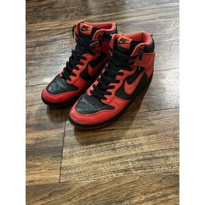 Nike Dunk High Action Black Red 2011 Size 9.5